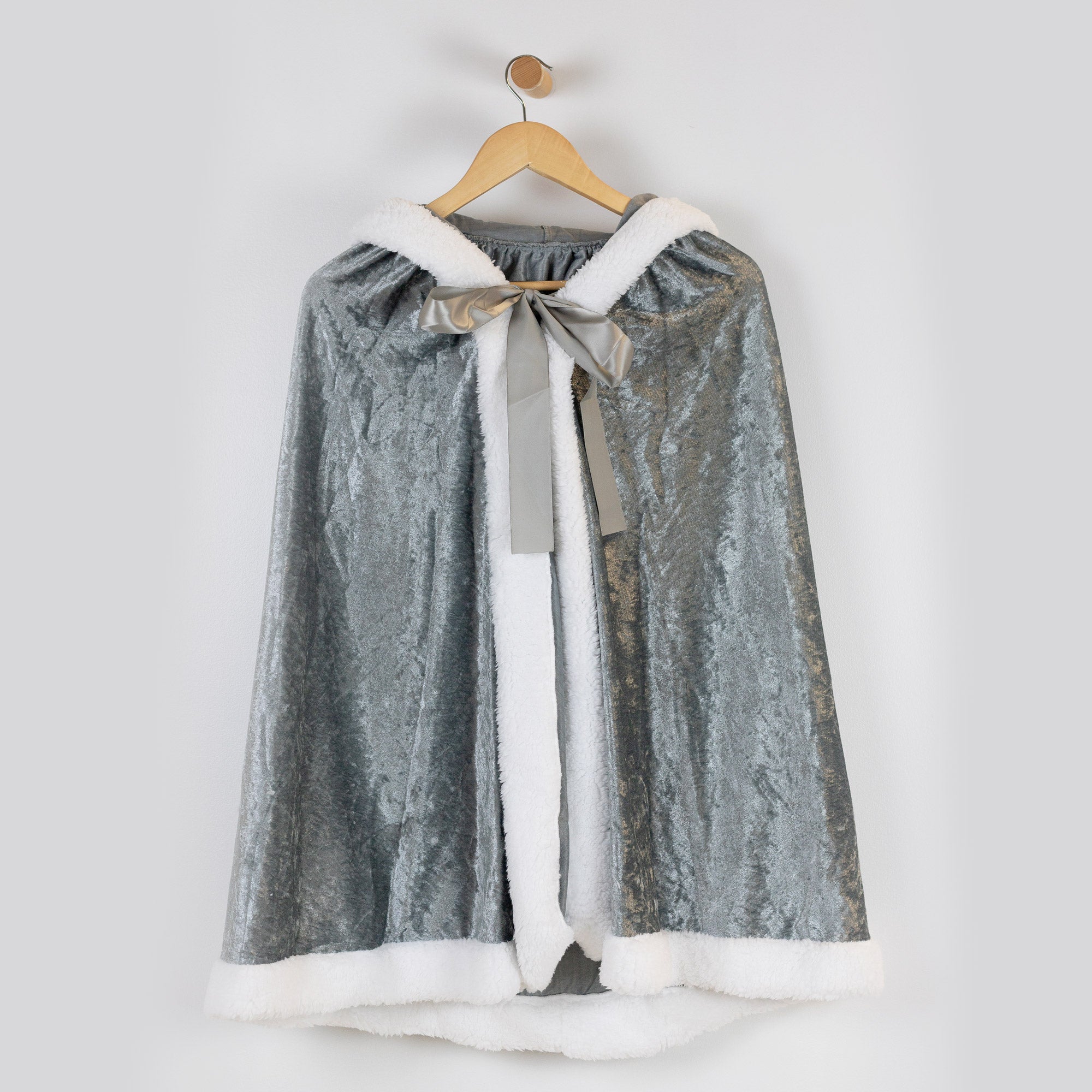 Princess Cloak Sherpa Trim Frozen Elsa Costume 