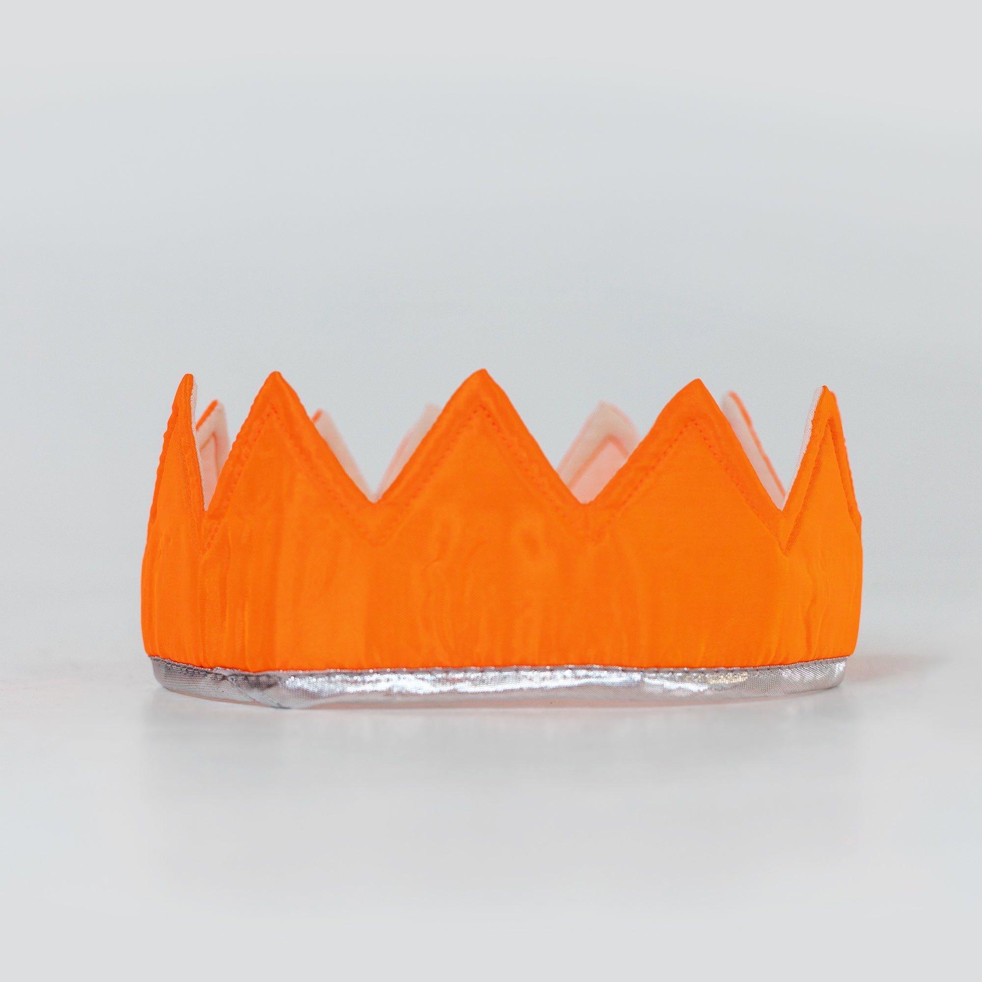 Royal Satin Crown King Queen Princess 