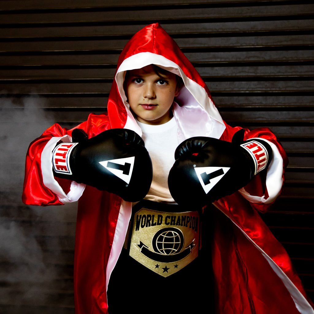 Satin Boxing Robe with Trim – Everfan