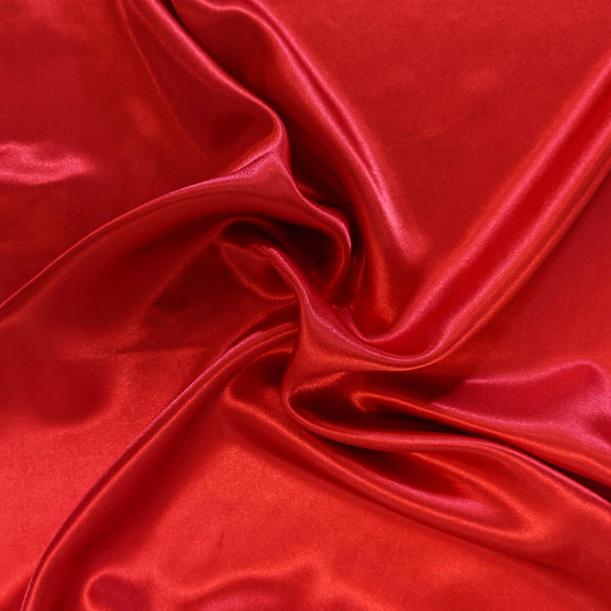 Red Satin Fabric