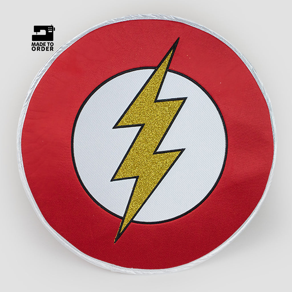 The Flash Superhero Shield lightning bolt Marvel and DC costume shield
