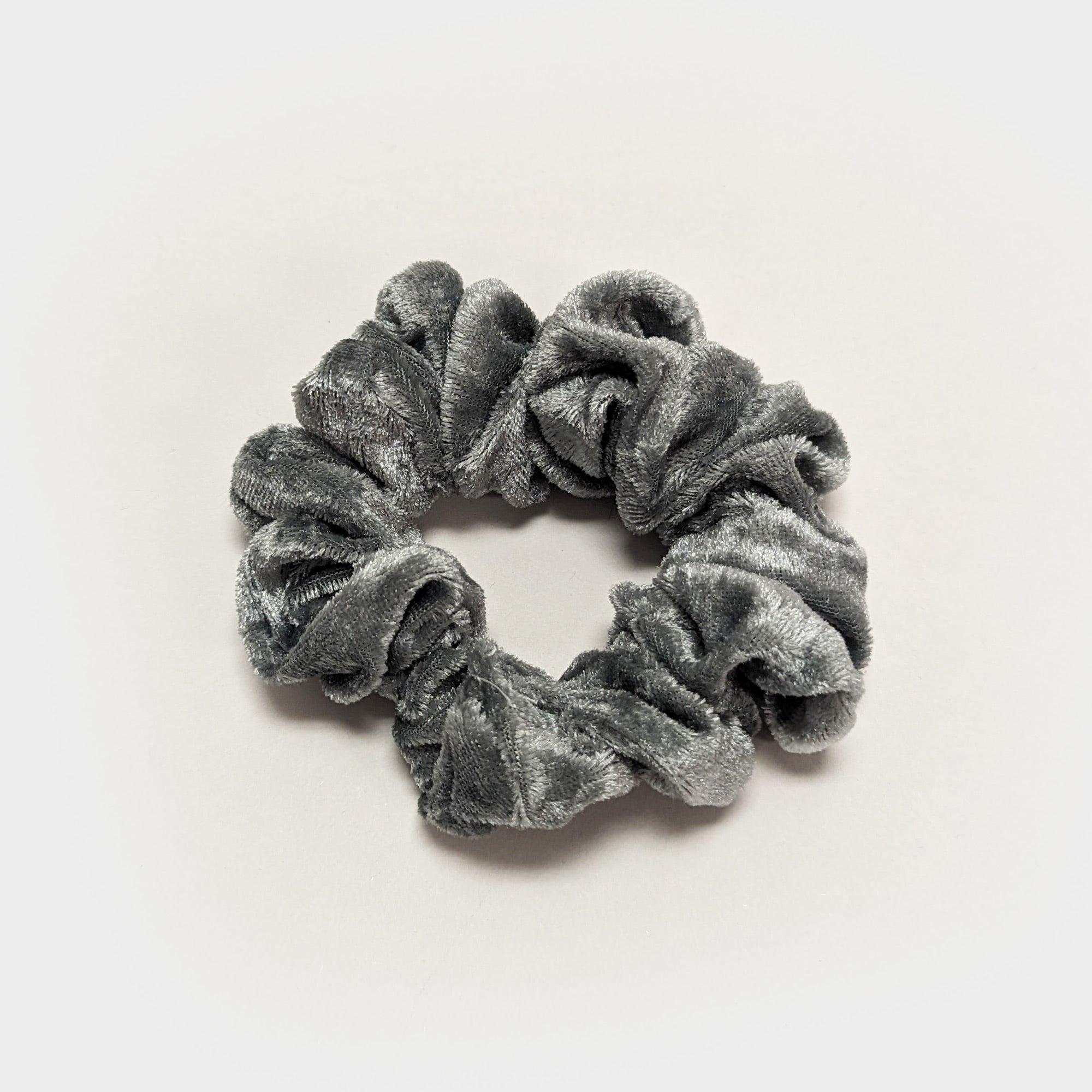 Crushed Velour Velvet Hair Scrunchy Tie