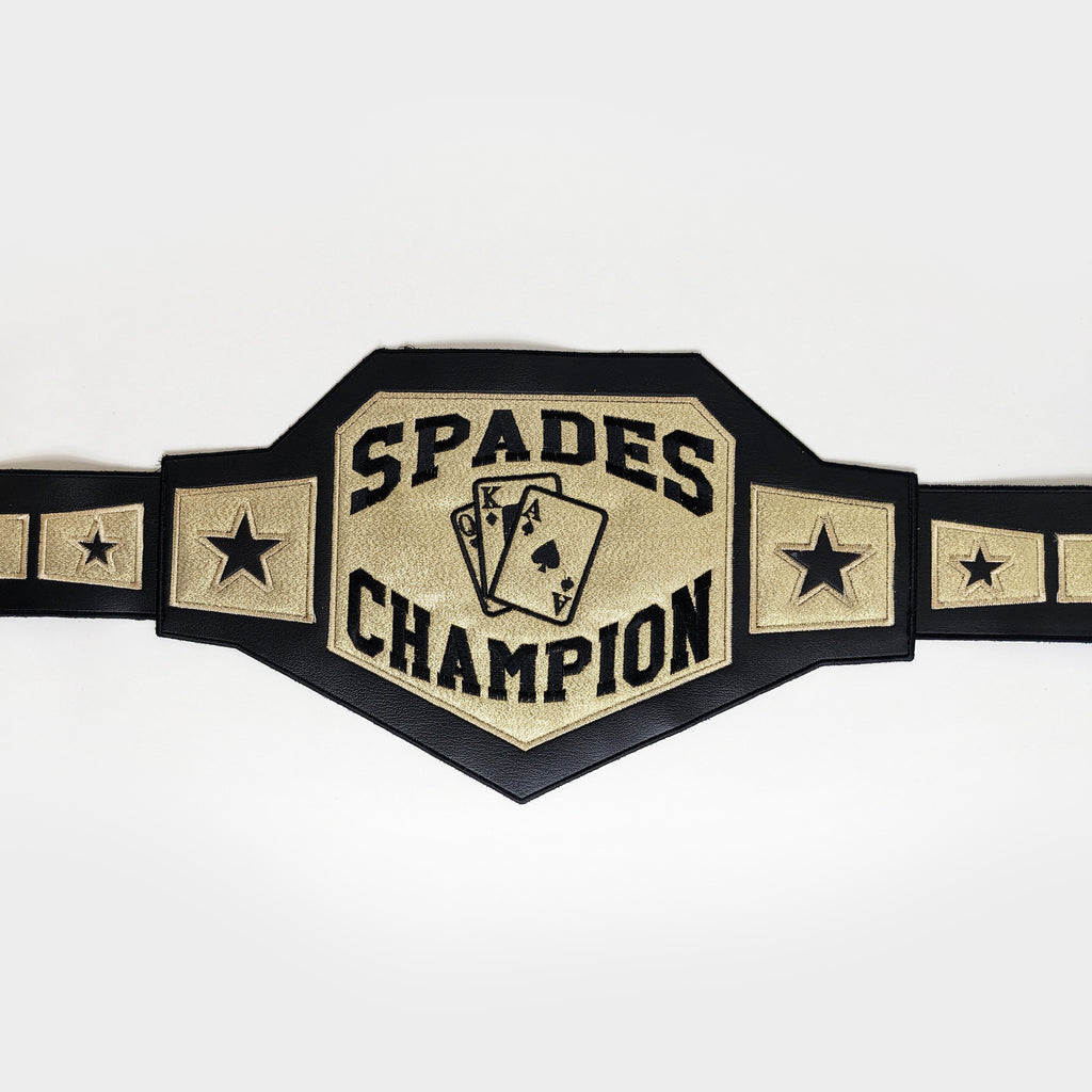 spades champion wrestling belt cards champ