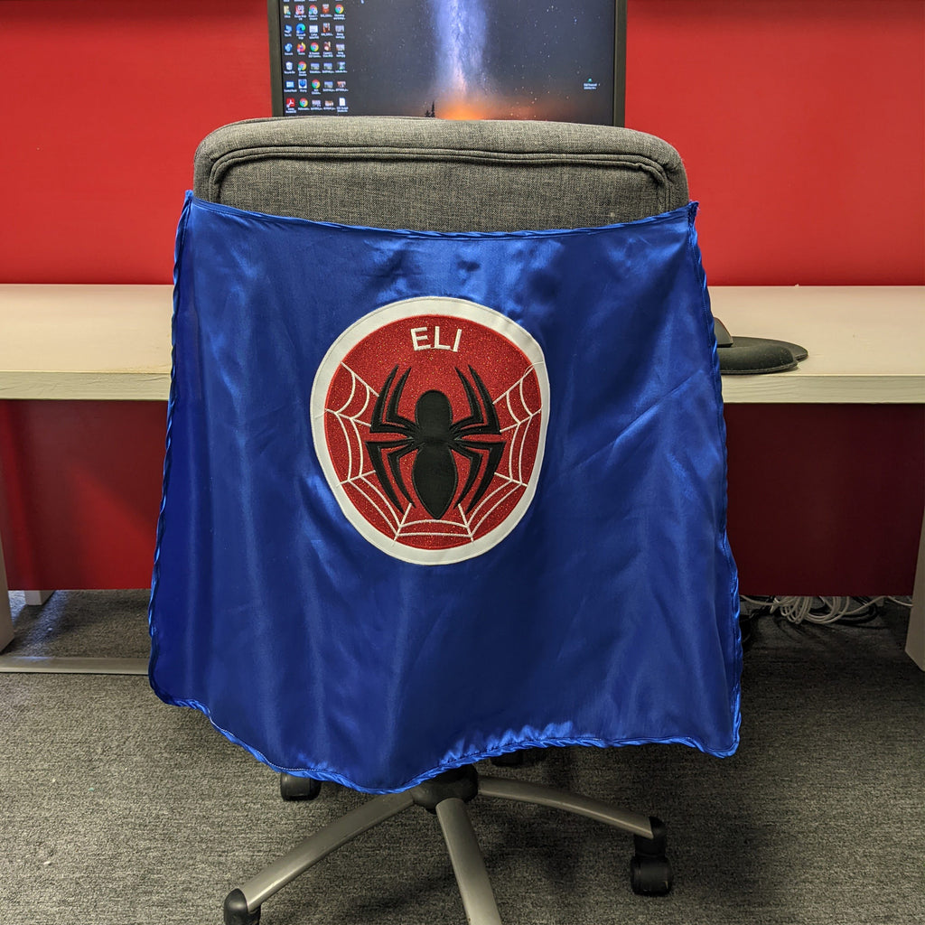 superhero chair wheelchair cape spiderman personalized