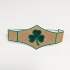 St Patricks Day Superhero Belt Shamrock Gold Green 