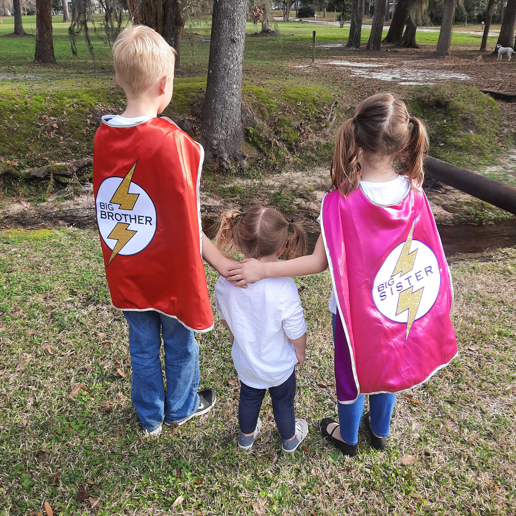 Super Big Brother Big Sister Superhero Cape 