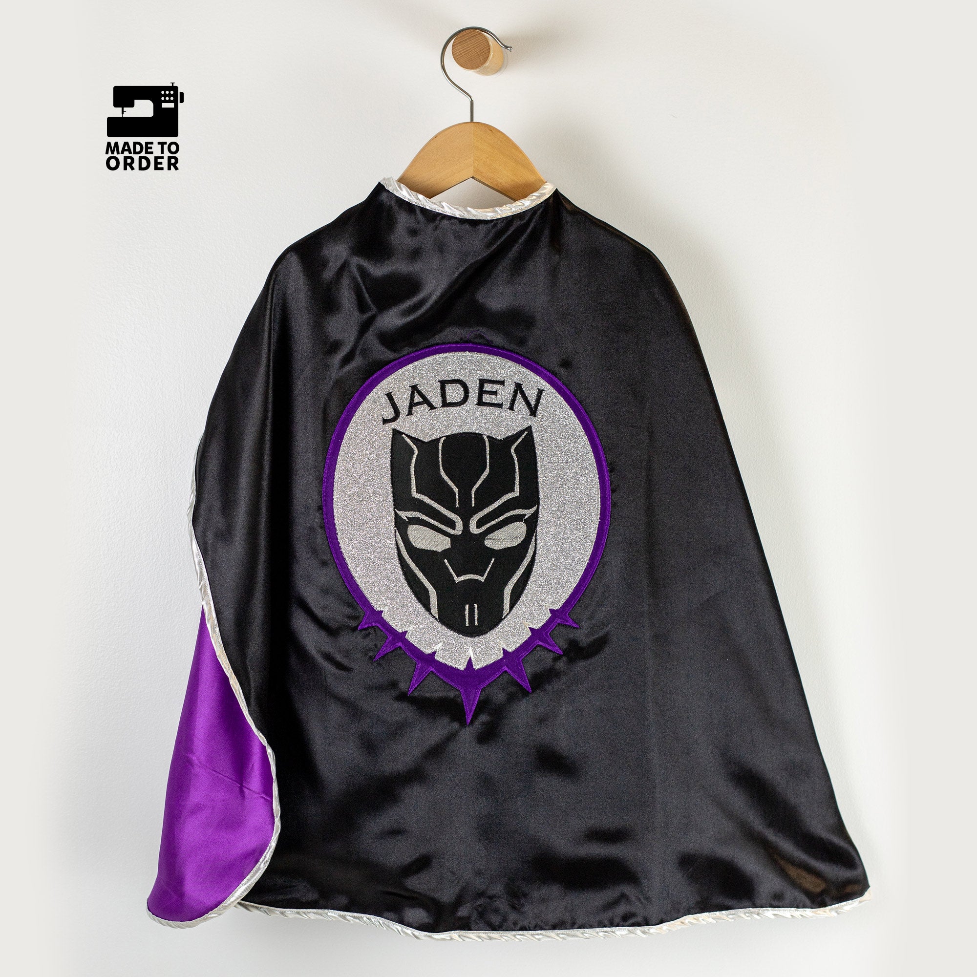Black Panther Superhero Cape