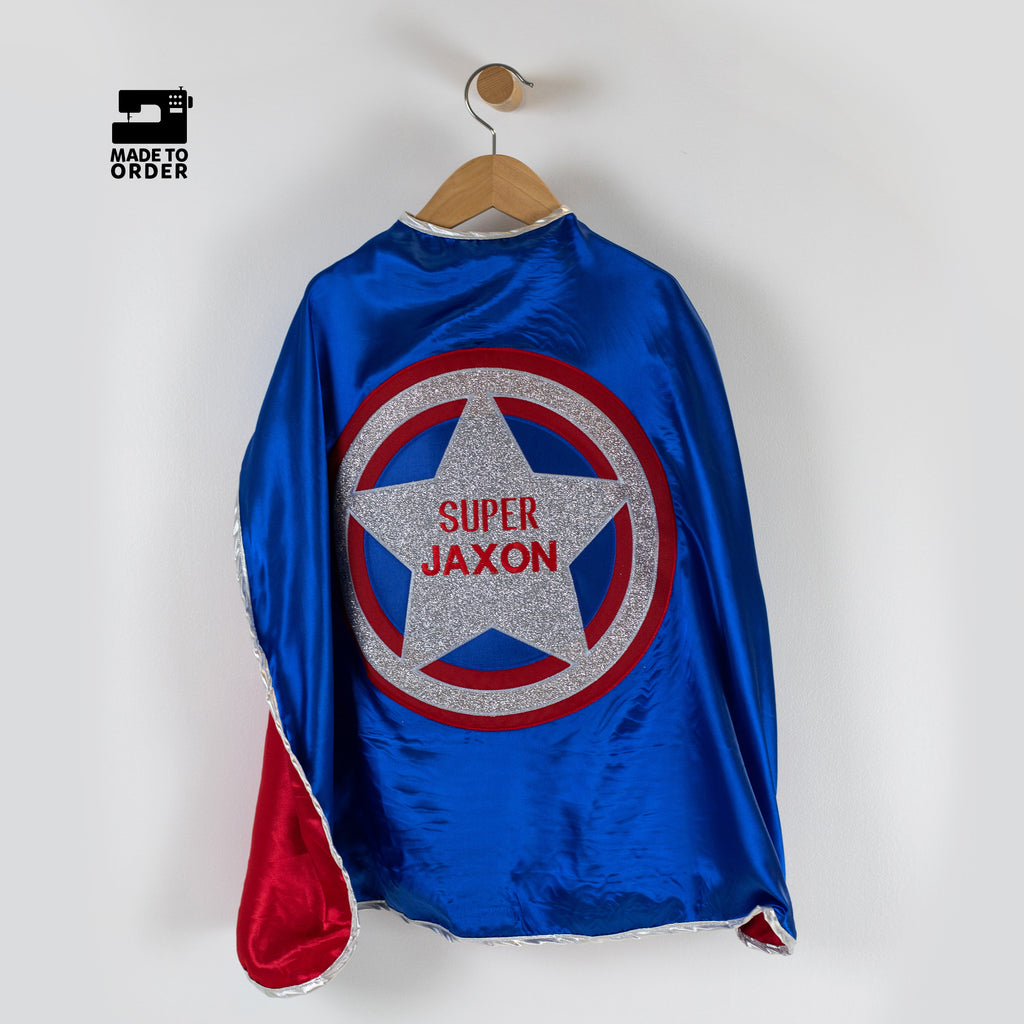 Captain America Personalized Superhero Cape Marvel DC