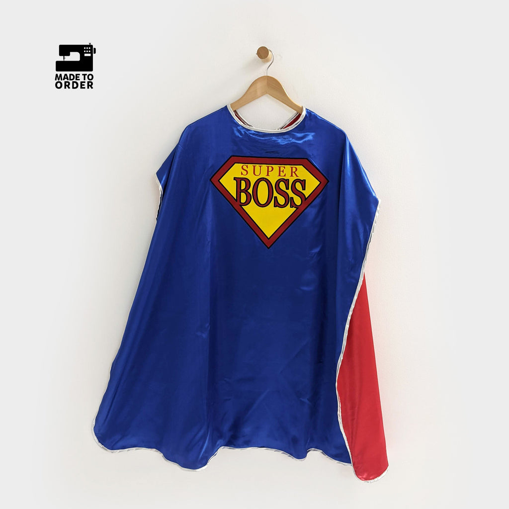 super boss superhero cape office hero supervisor award