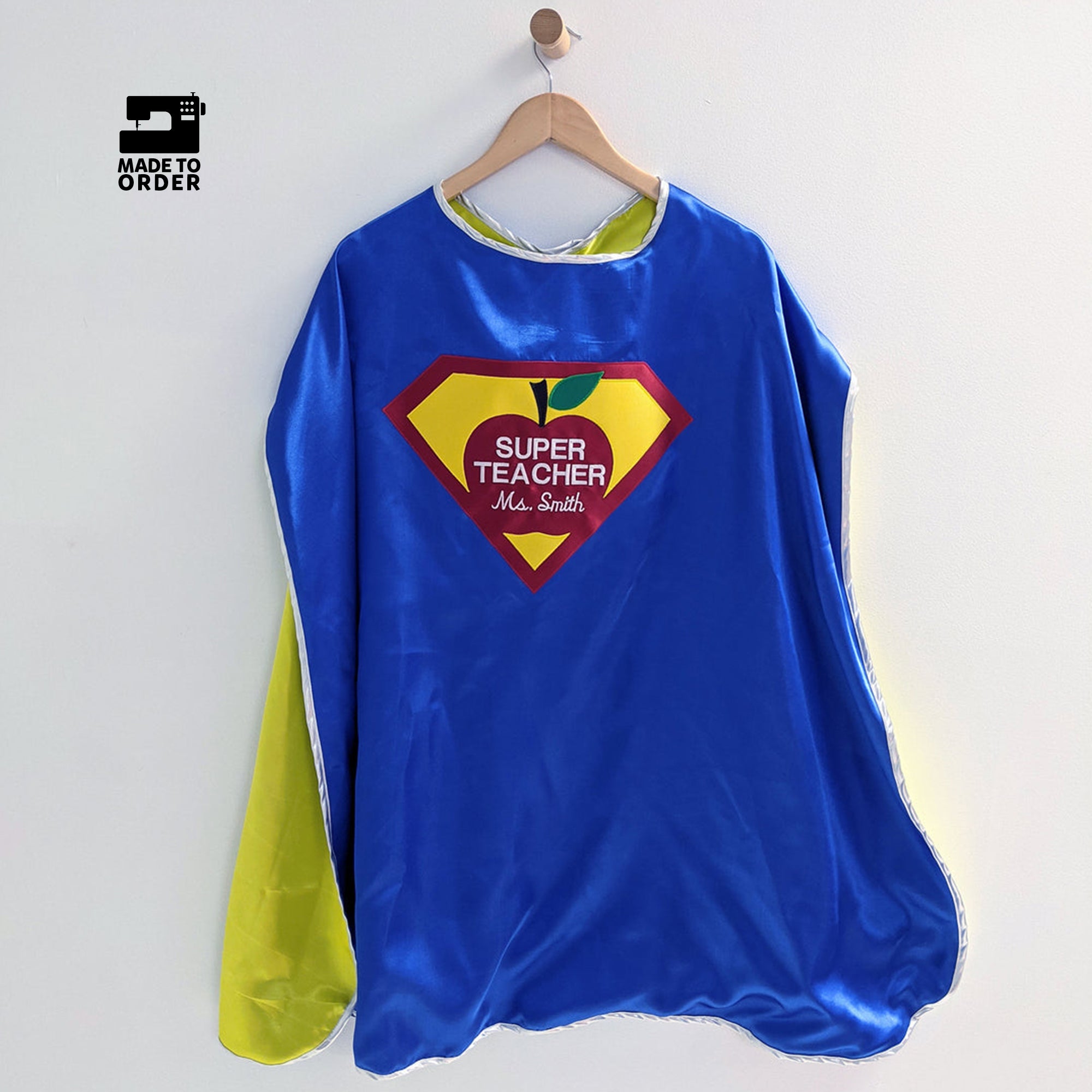 Super Teacher Superhero Cape Classroom Gift End of Year Appreciation Thank You