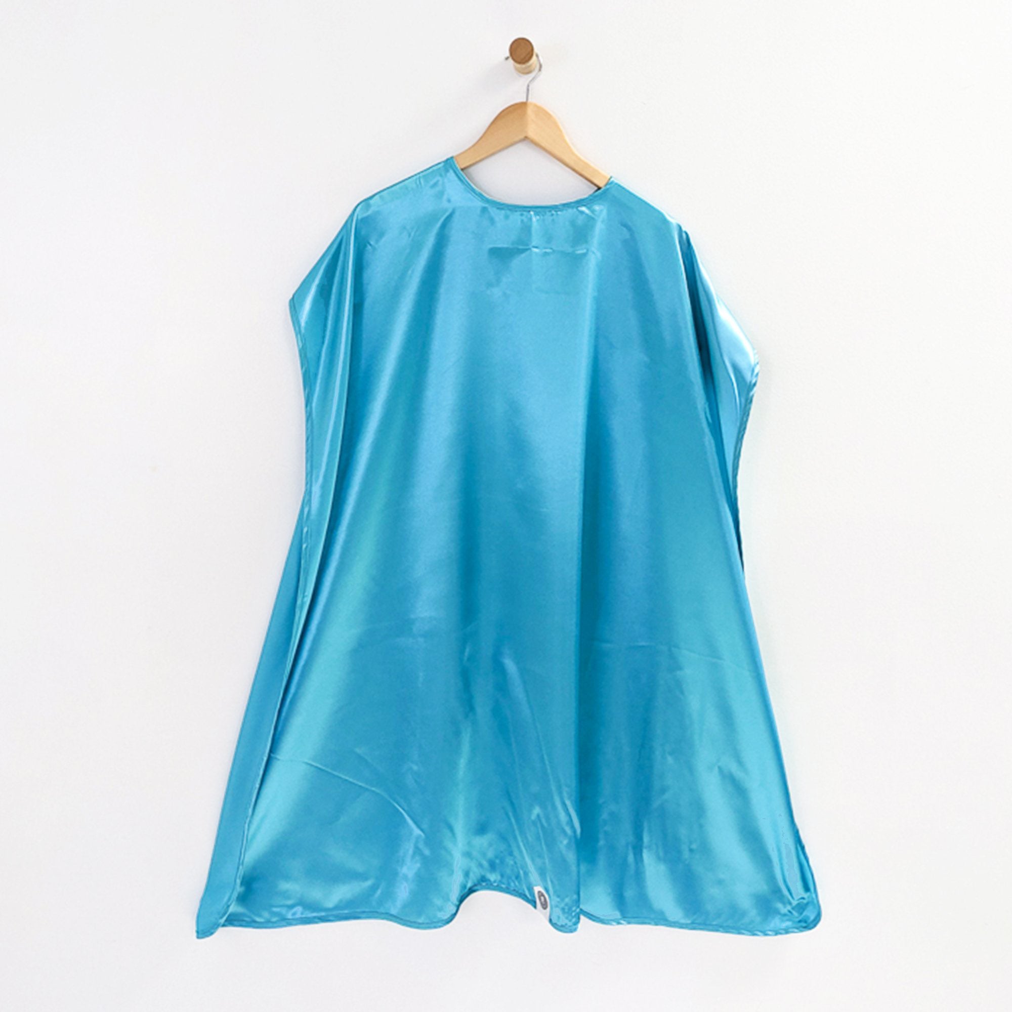 Teal Kid and Adult Superhero Cape, Satin Super Hero Costume