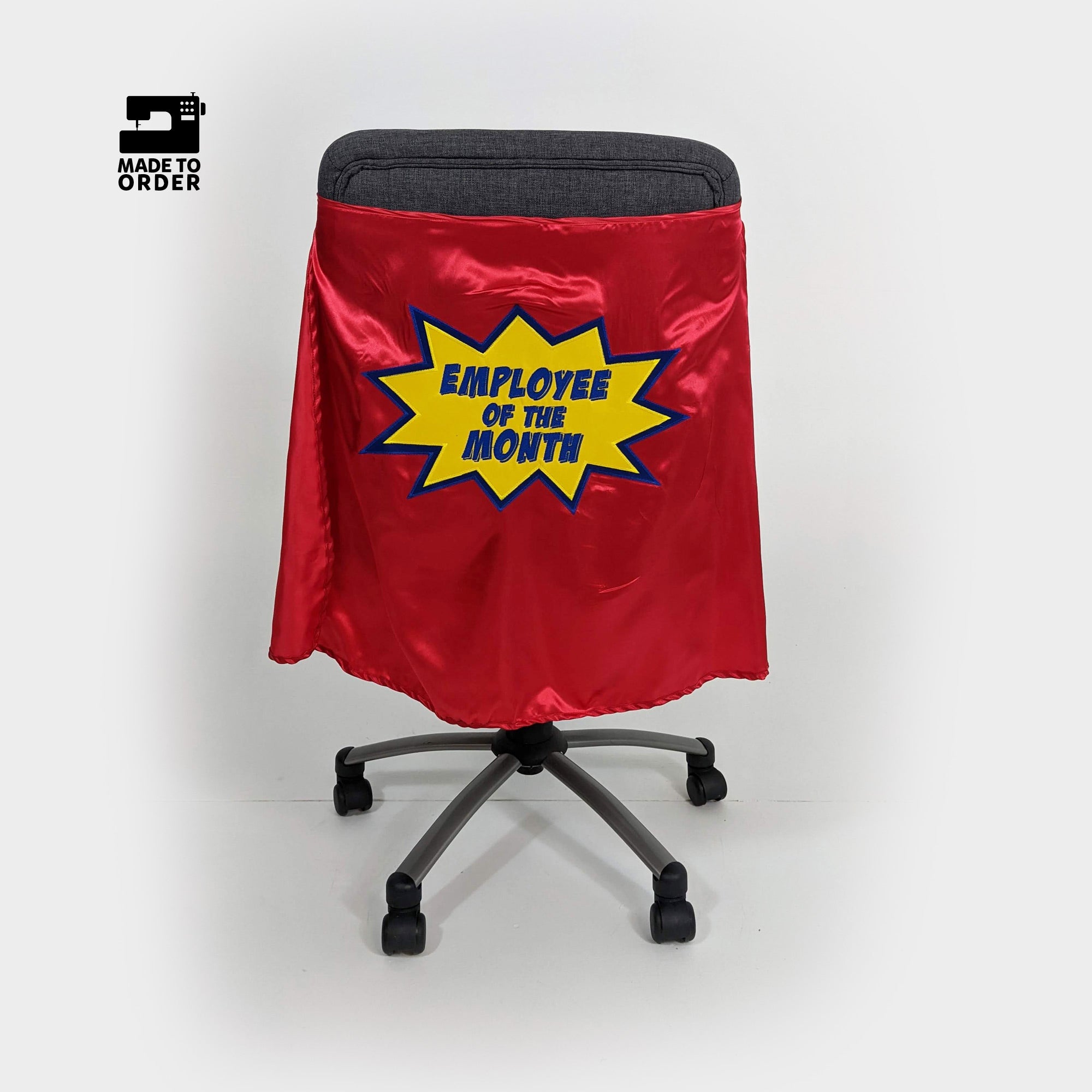 Employee of the Month Chair Superhero Cape Wheelchair Award Best Worker