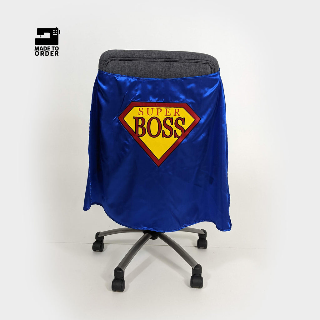 Super Boss Chair Superhero Cape Office Business Award Best Supervisor
