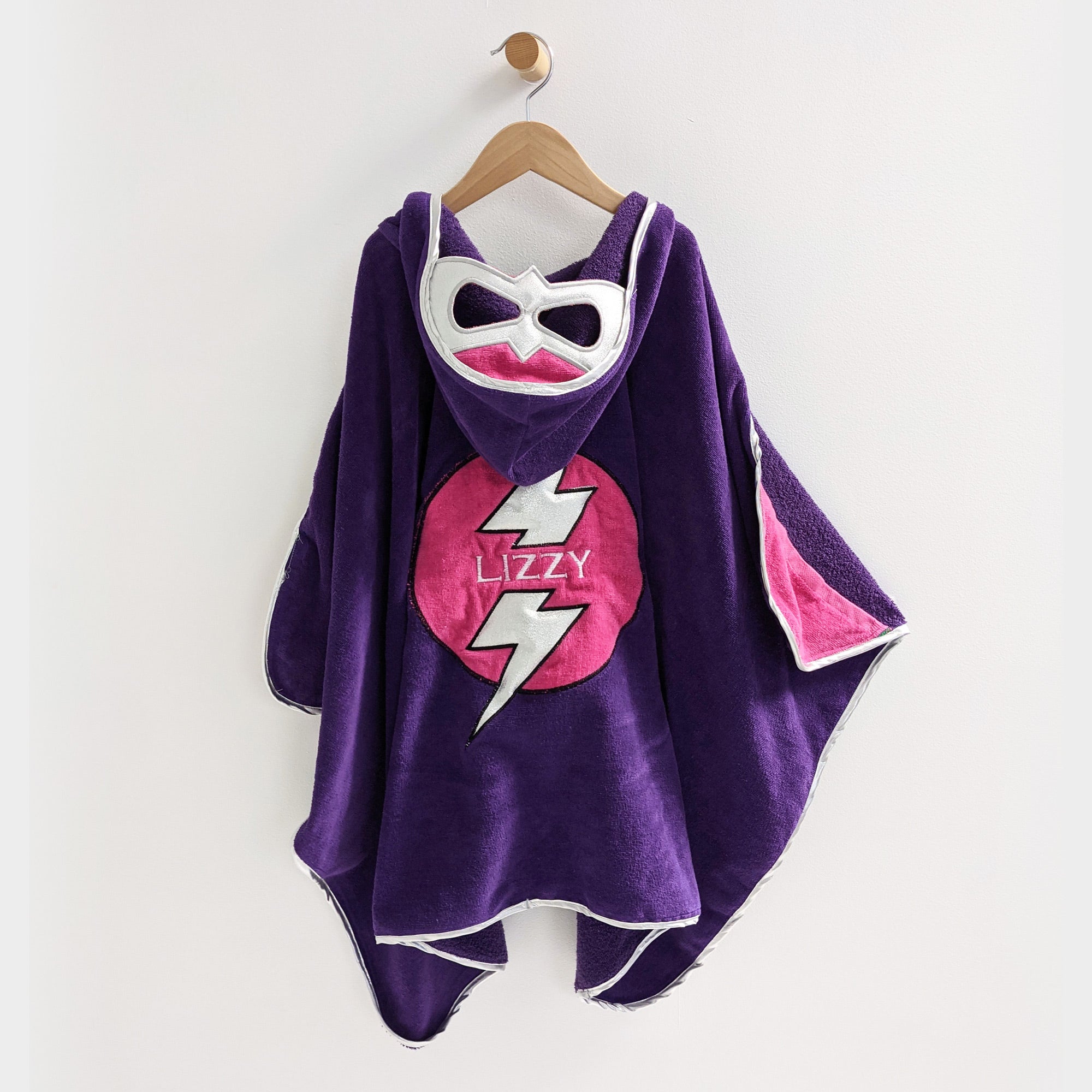 Superhero Hooded Towel Personalized Pool Beach Bath Kids Customized