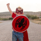 spiderman spider man costume set superhero cape shield belt eye mask halloween gift birthday personalized