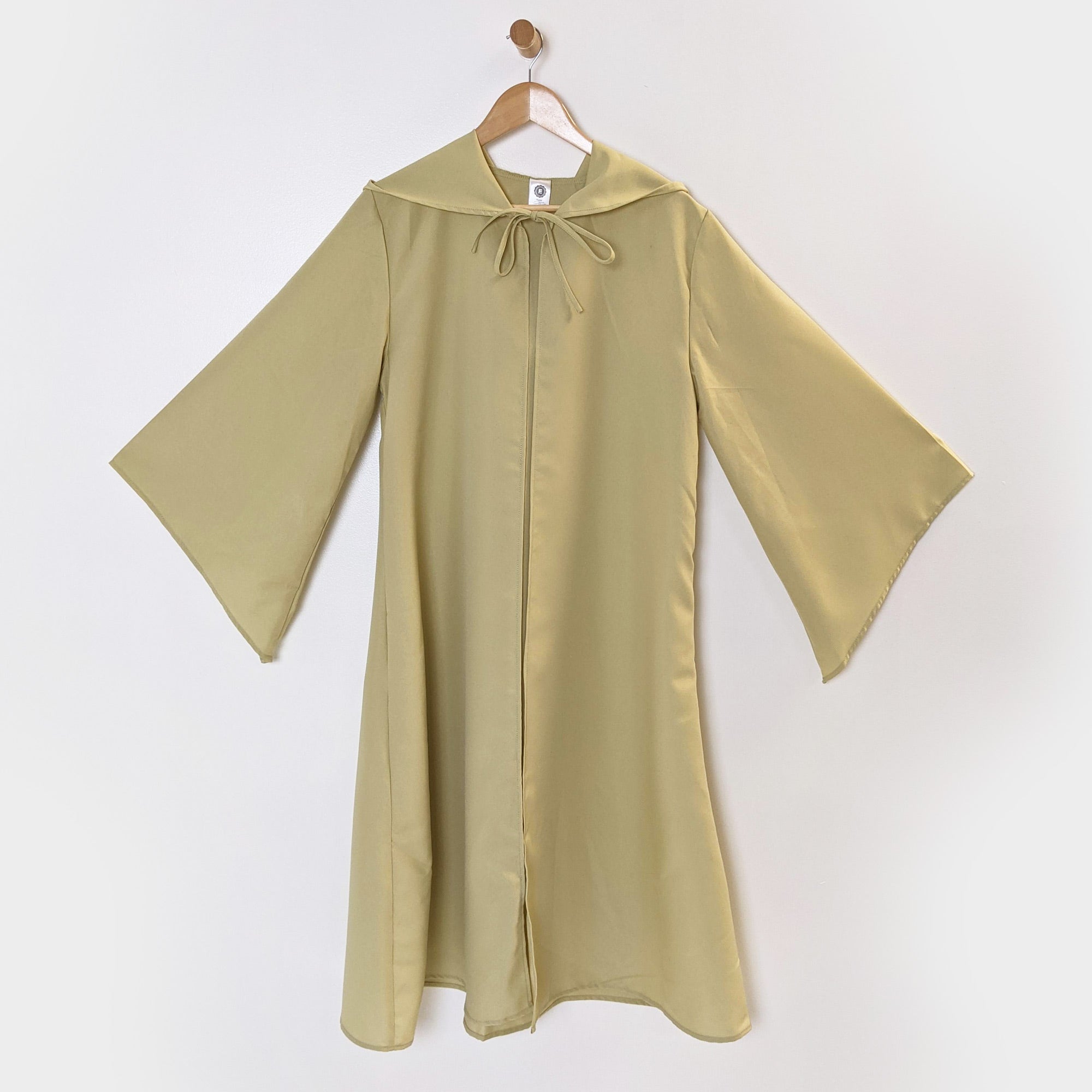 tan hooded robe jedi monk wizard harry potter magician cosplay larp halloween costume