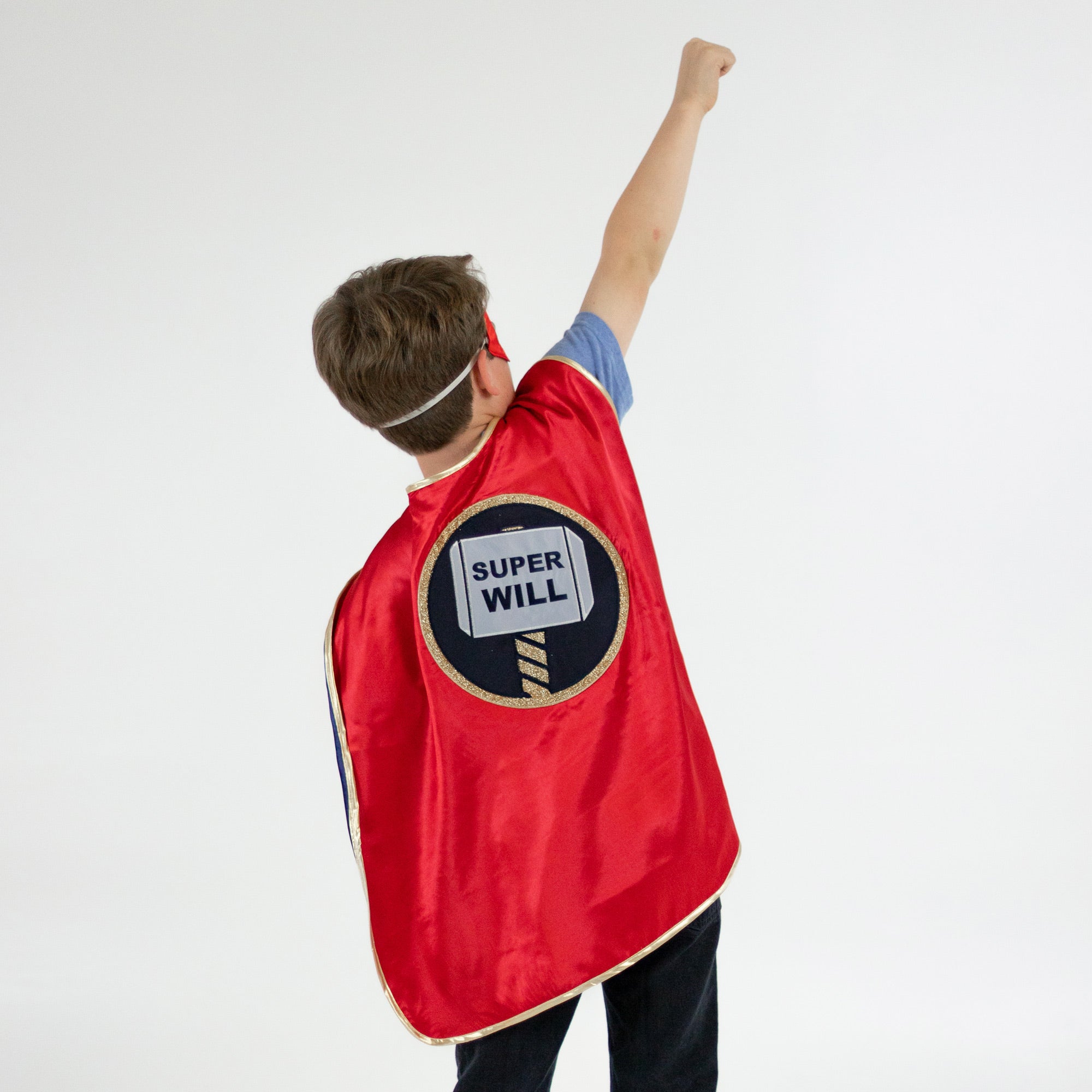 Superhero Cape Thor Hammer Thunder