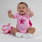Baby Superhero Cape Snapsuit Onesie Newborn Toddler