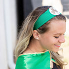 st patricks day shamrock headband saint patrick green gold irish