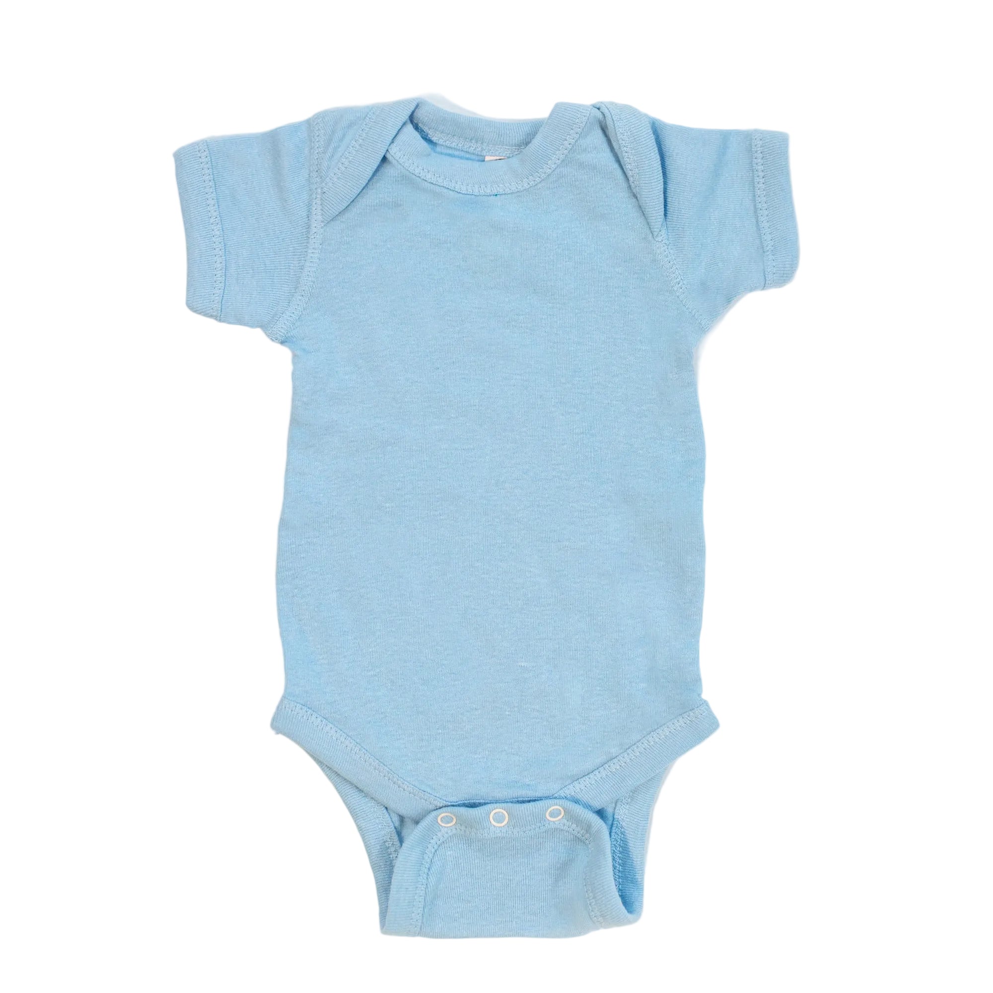Baby Superhero Cape Snapsuit Onesie Newborn Toddler Light Blue