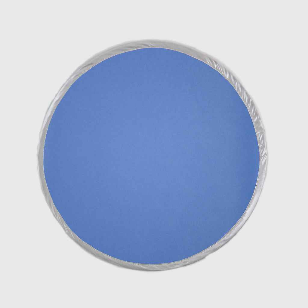 Personalized Superhero Circle Shield Light Blue