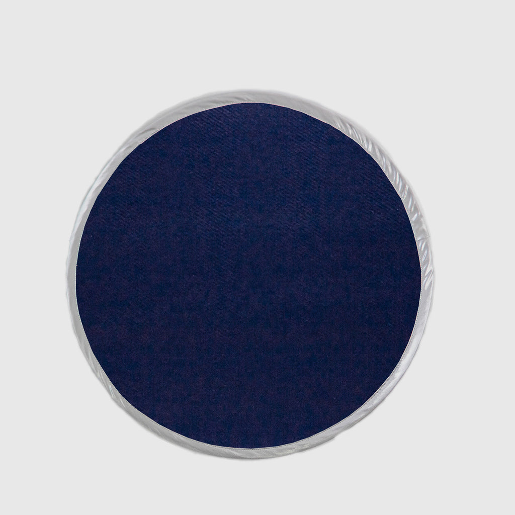 Personalized Superhero Circle Shield Navy Blue