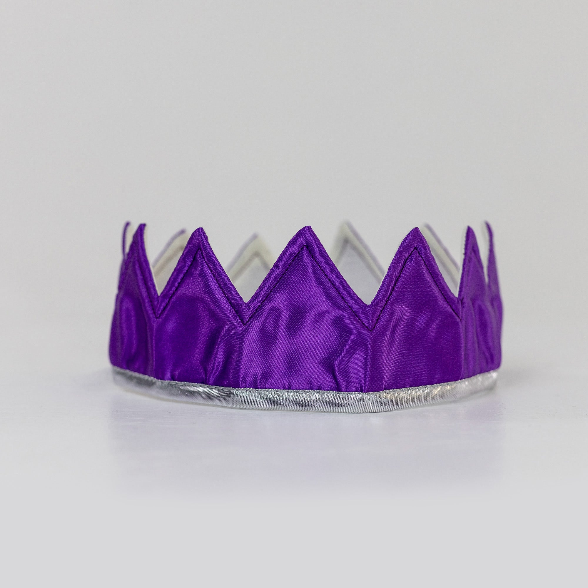 Royal Satin Crown King Queen Princess 