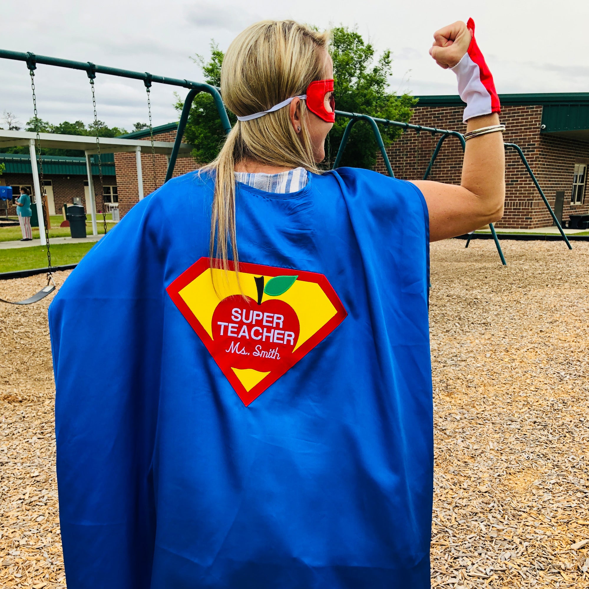 Super Teacher Superhero Cape Classroom Gift End of Year Appreciation Thank You