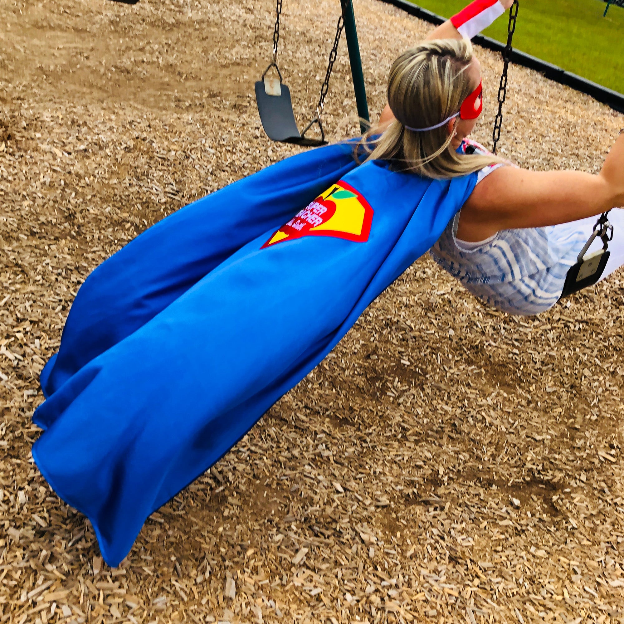 Super Teacher Superhero Cape Classroom Gift End of Year Appreciation Thank You