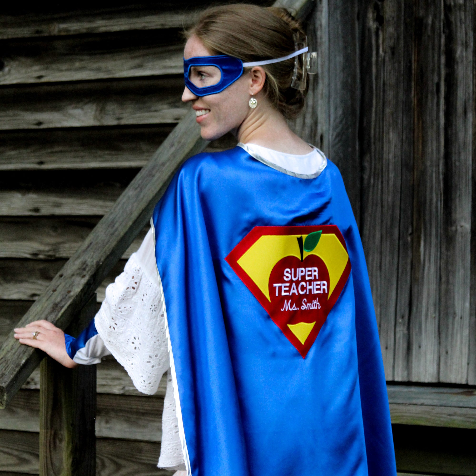Super Teacher Superhero Cape Teacher of the Year, gift