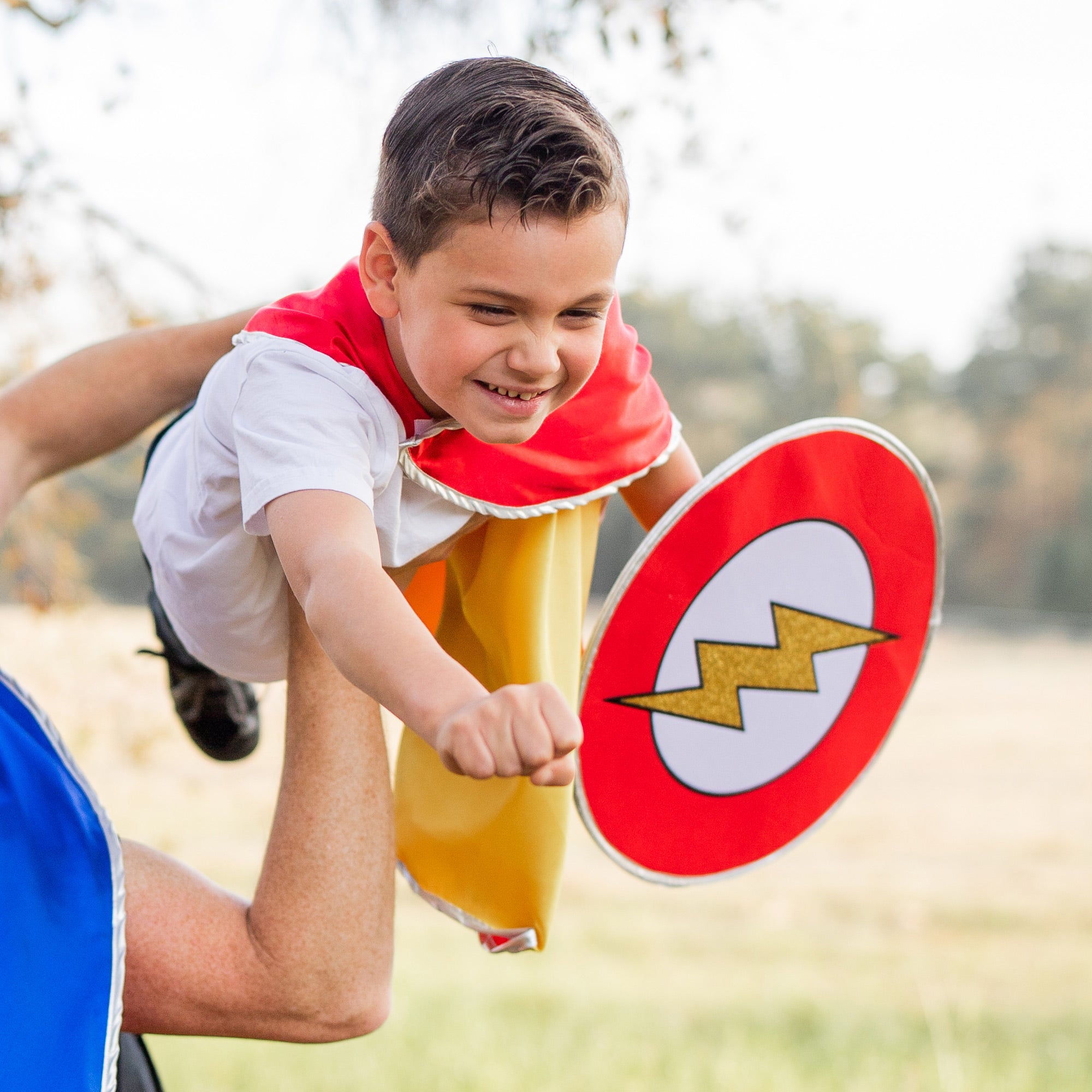 The Flash Superhero Shield with bolt, Marvel and DC costume shield