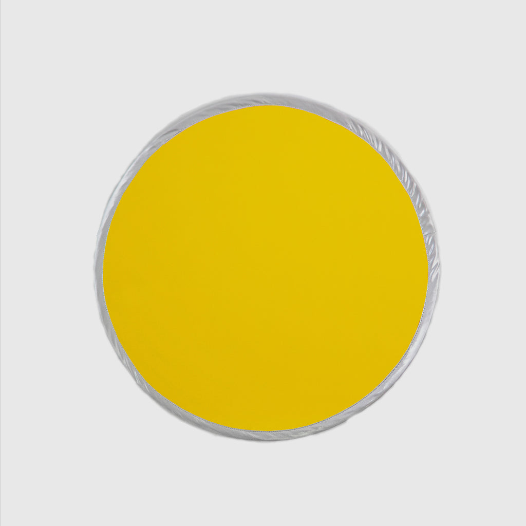 Personalized Superhero Circle Shield Yellow