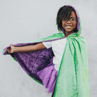 Medieval Reversible hooded cloak, viking cape, royal princess renaissance costume 